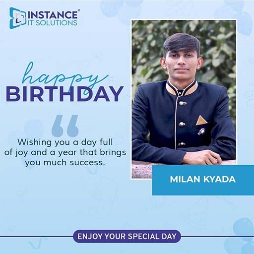 Milan kyada's Birthday