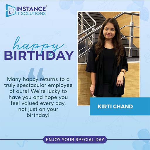 Kirti Chand's Birthday